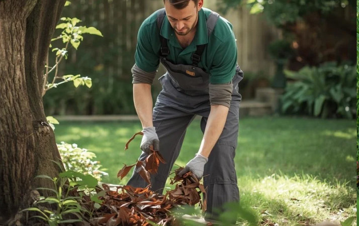 ramassage de feuilles mortes mgarden